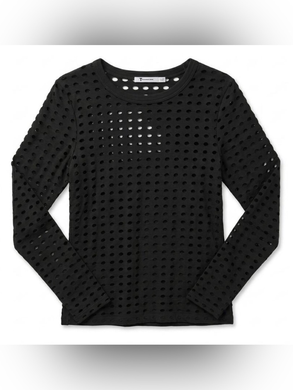 Alexander Wang T Women’s Perforated Mesh Top - Medium - Worn 5 Times